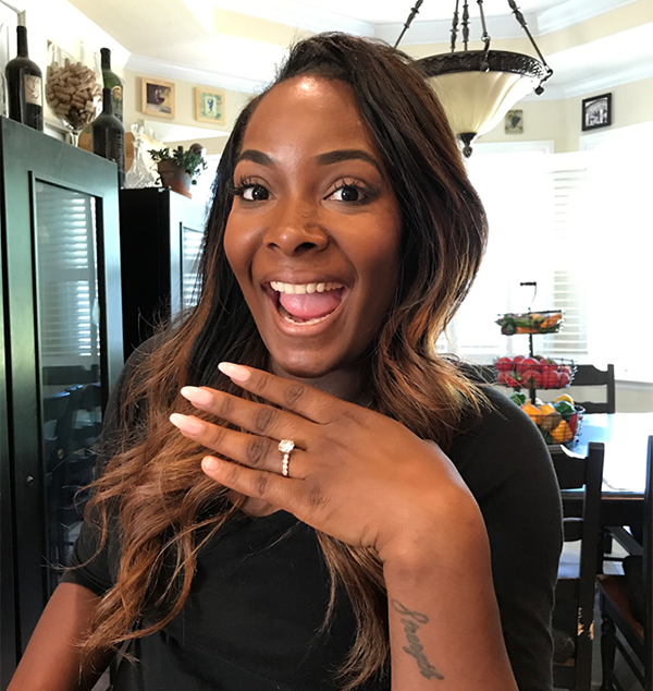 She said “yes,” and transformed herself from girlfriend to fiancé
