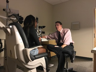 After chatting with Dr. Reed and being examined, we determined Christina had gone from 20/1100 vision to 20/18 overnight, and that will only improve over the next week. Another Griffin and Reed success!
